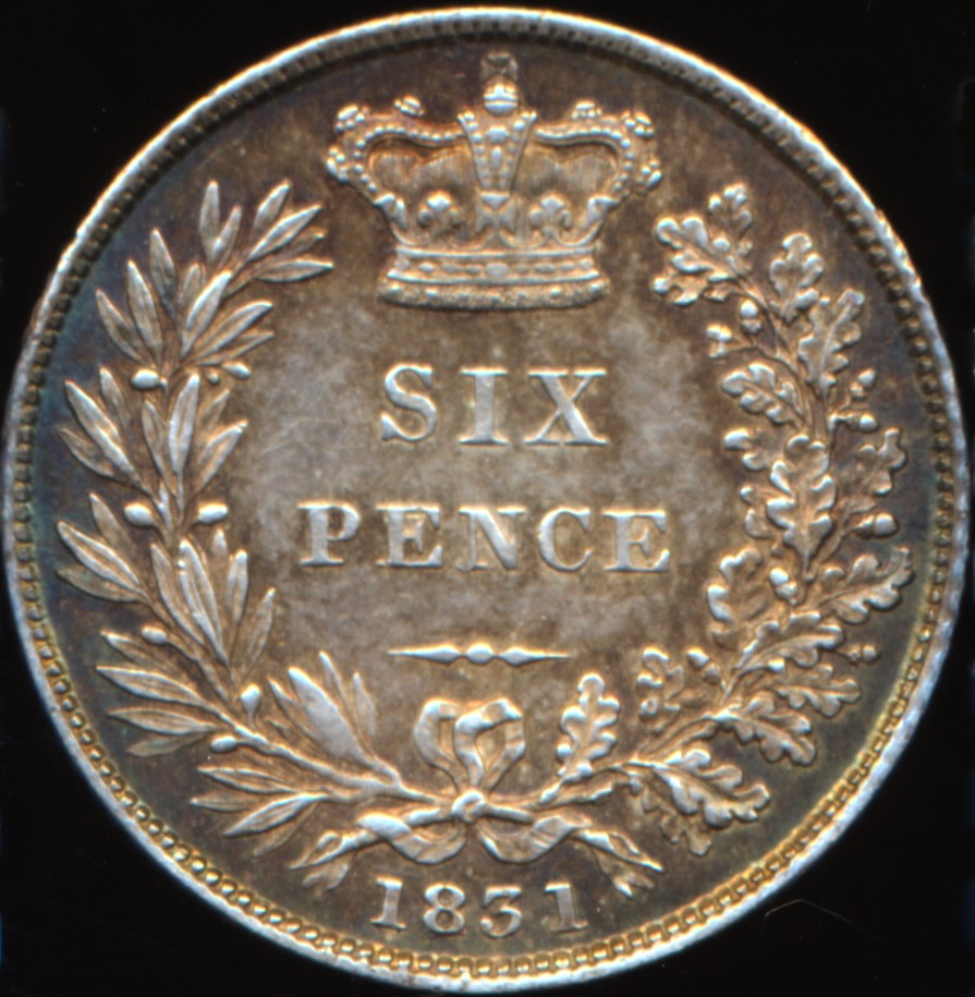 1831 Sixpence S3836 ESC 2499 GEF