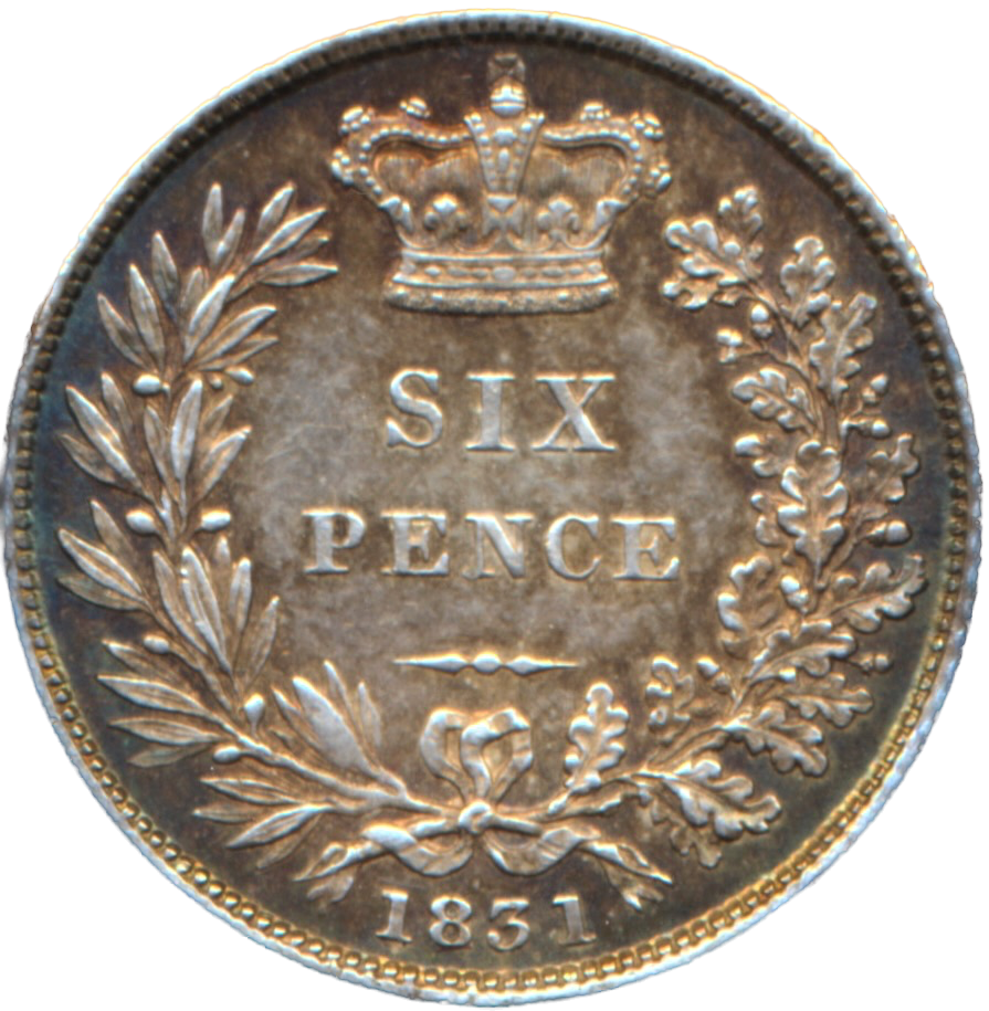 1831 Sixpence S3836 ESC 2499 GEF