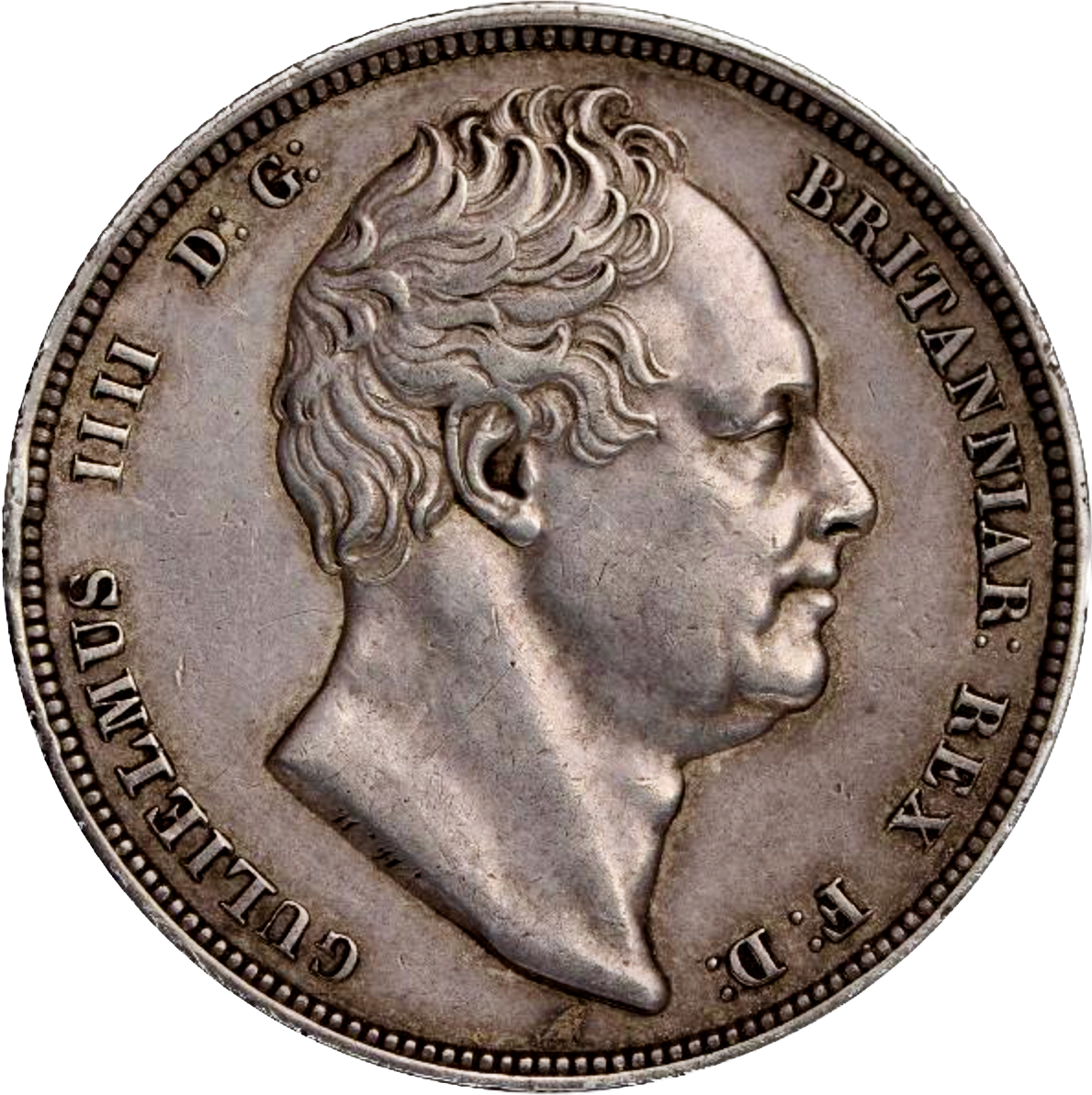 1834 Halfcrown WW in script S3834 ESC 2478 NEF