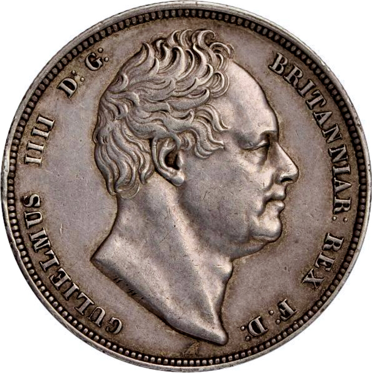1834 Halfcrown WW in script S3834 ESC 2478 NEF
