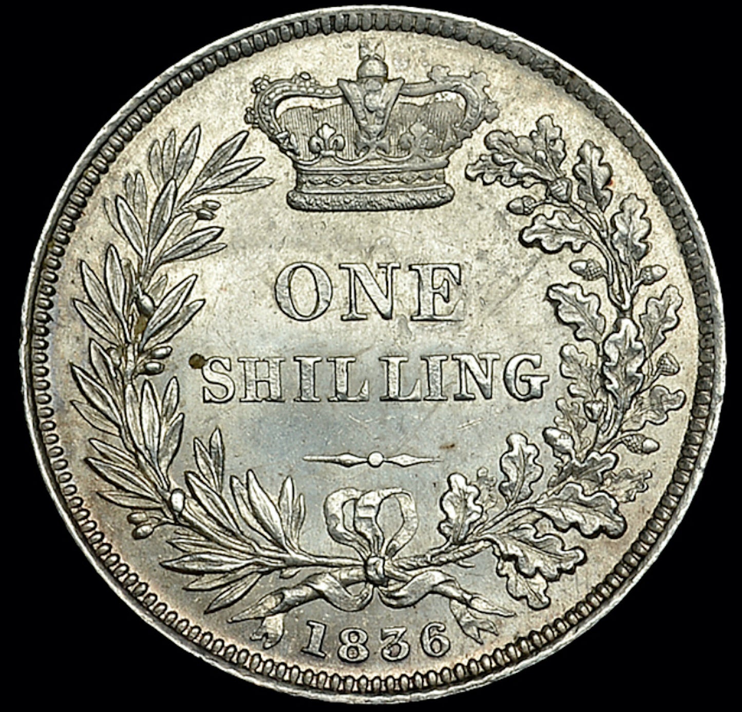 1836 Shilling S3835 ESC 2494 AUNC