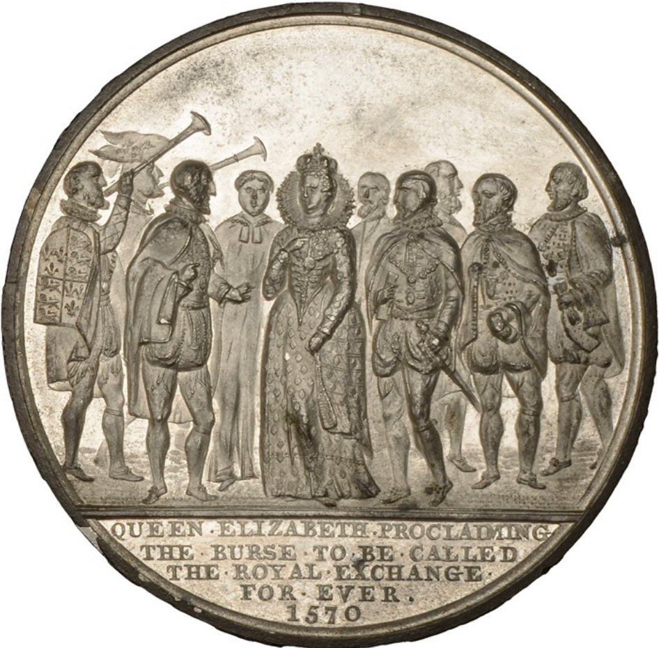 1837 A set of four 62mm white metal medals by J Barber in contemporary box Very rare