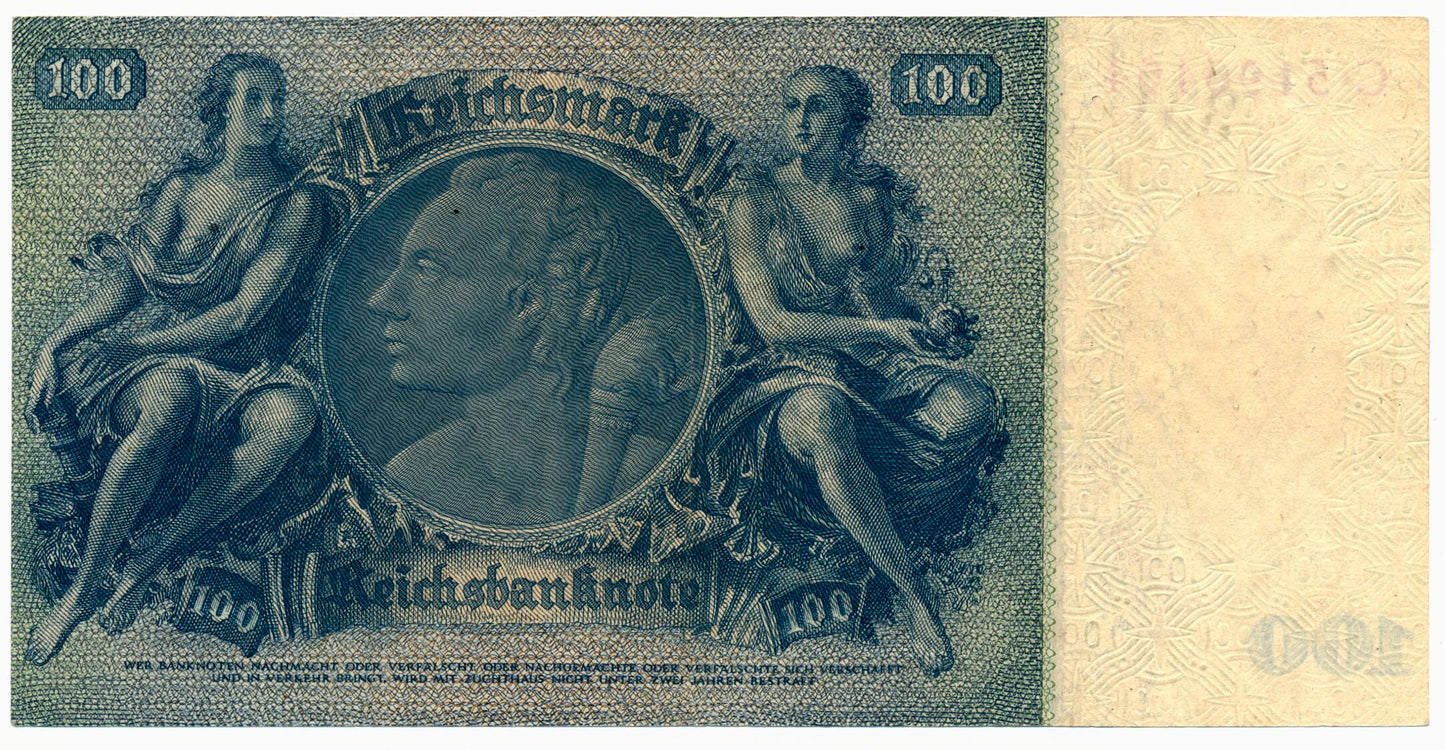GERMANY P.183b 1935 100 Reichsmark GVF