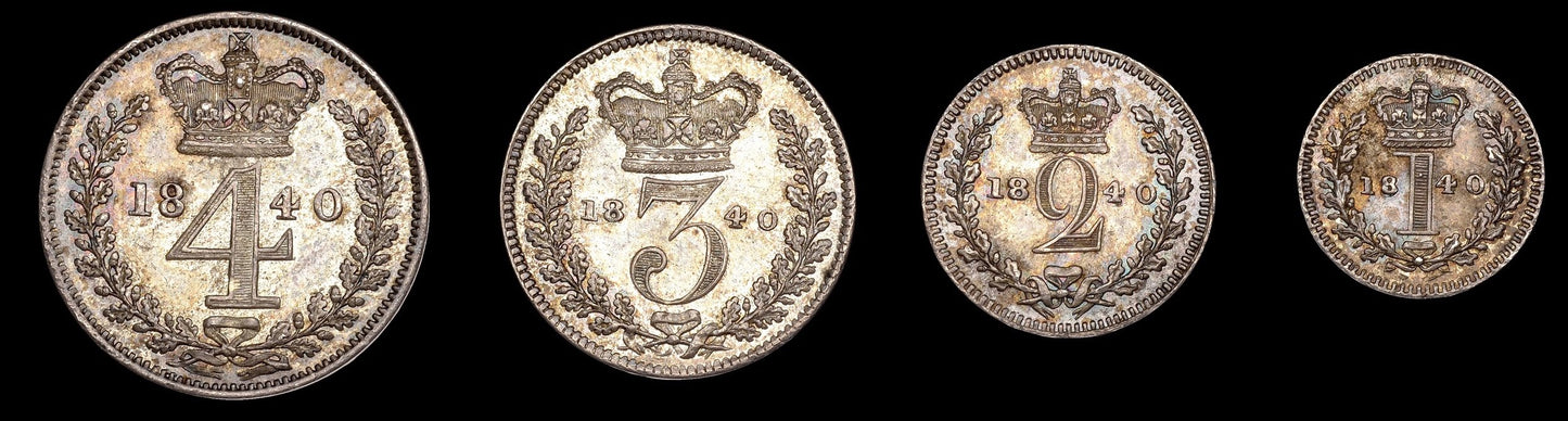 1840 Maundy set S3916 ESC 3483 AUNC