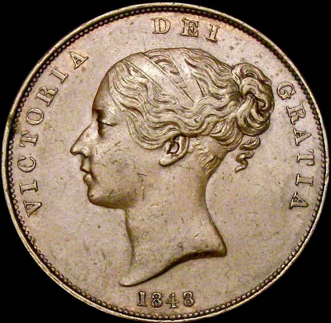 1848/7 Penny S3948 BMC 1495 Scarce GVF