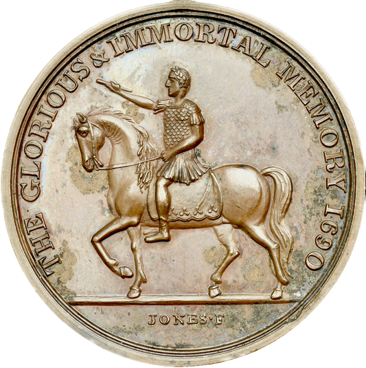 1850 (c) Orange Association 35mm bronze medal by John Jones of Dublin