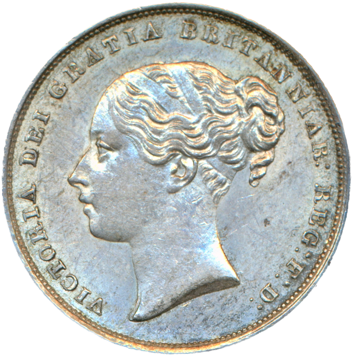 1852 Shilling S3904 ESC 3001 Scarce GEF