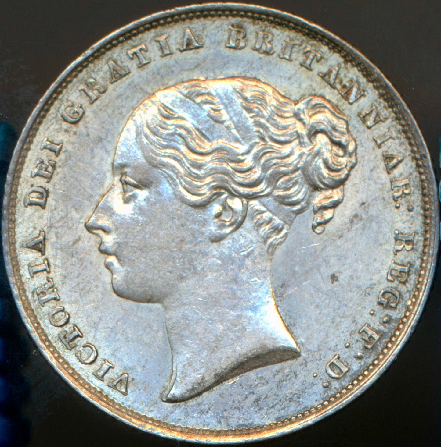 1852 Shilling S3904 ESC 3001 Scarce GEF