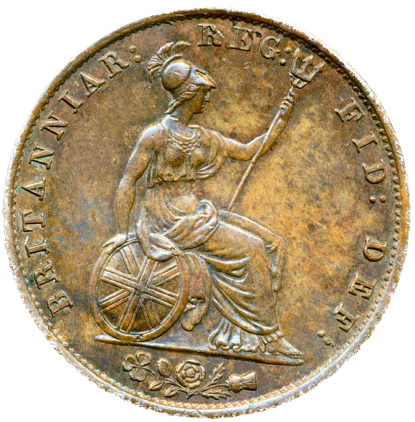 1855 Halfpenny S3949 BMC 1543 GEF