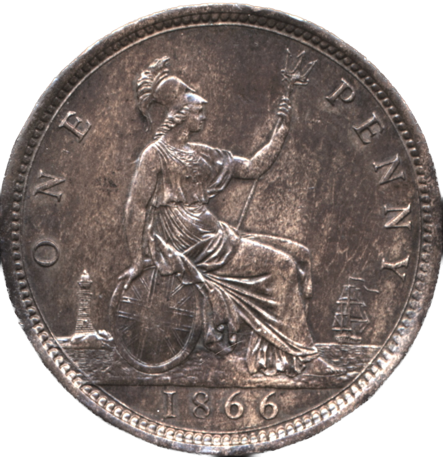 1866 Penny F52 GEF