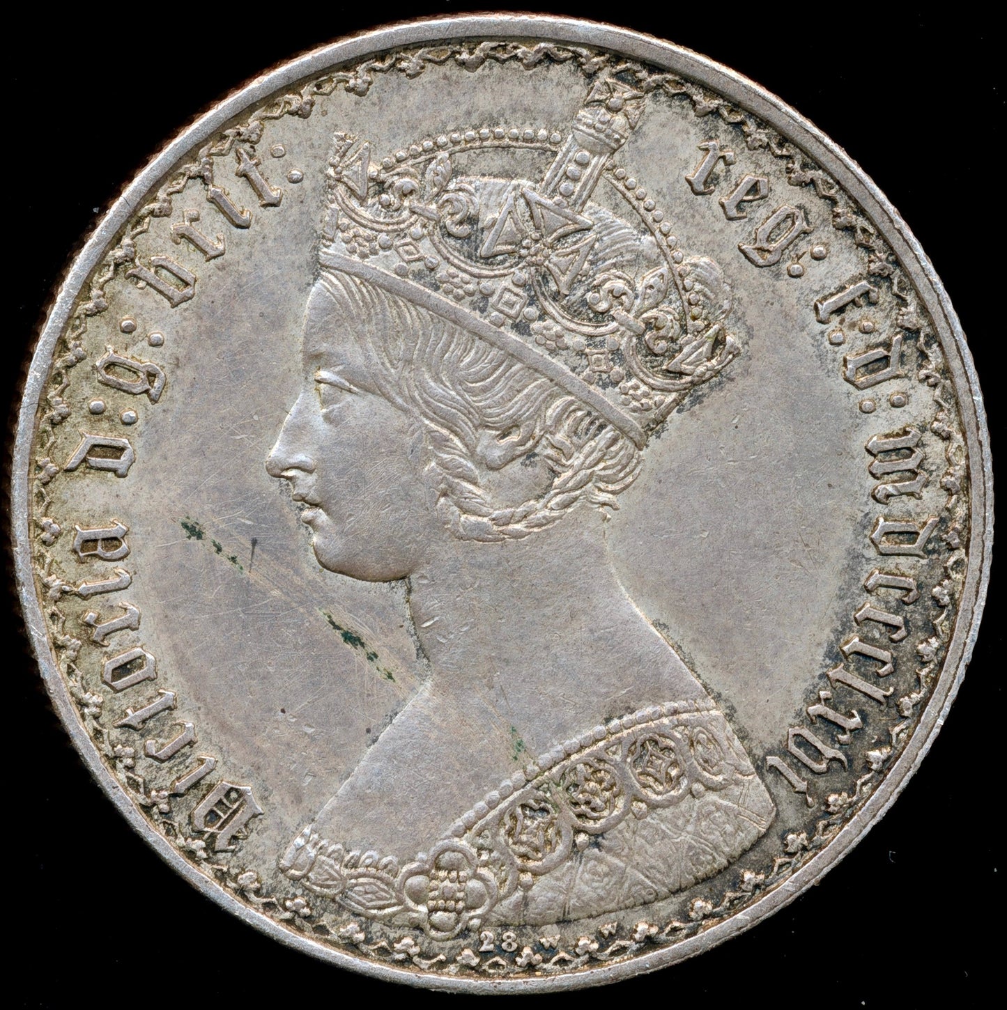 1866 Florin S3892 ESC 2858 Rare EF