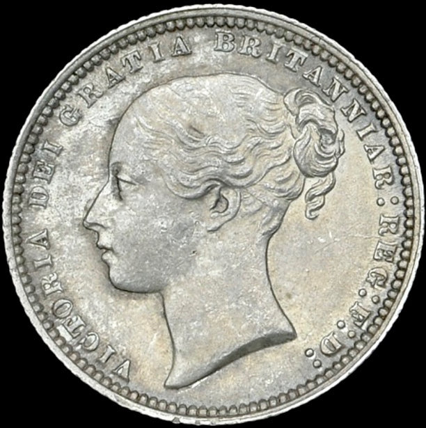 1872 Shilling Third young head die 74 S3906A ESC 3042 EF