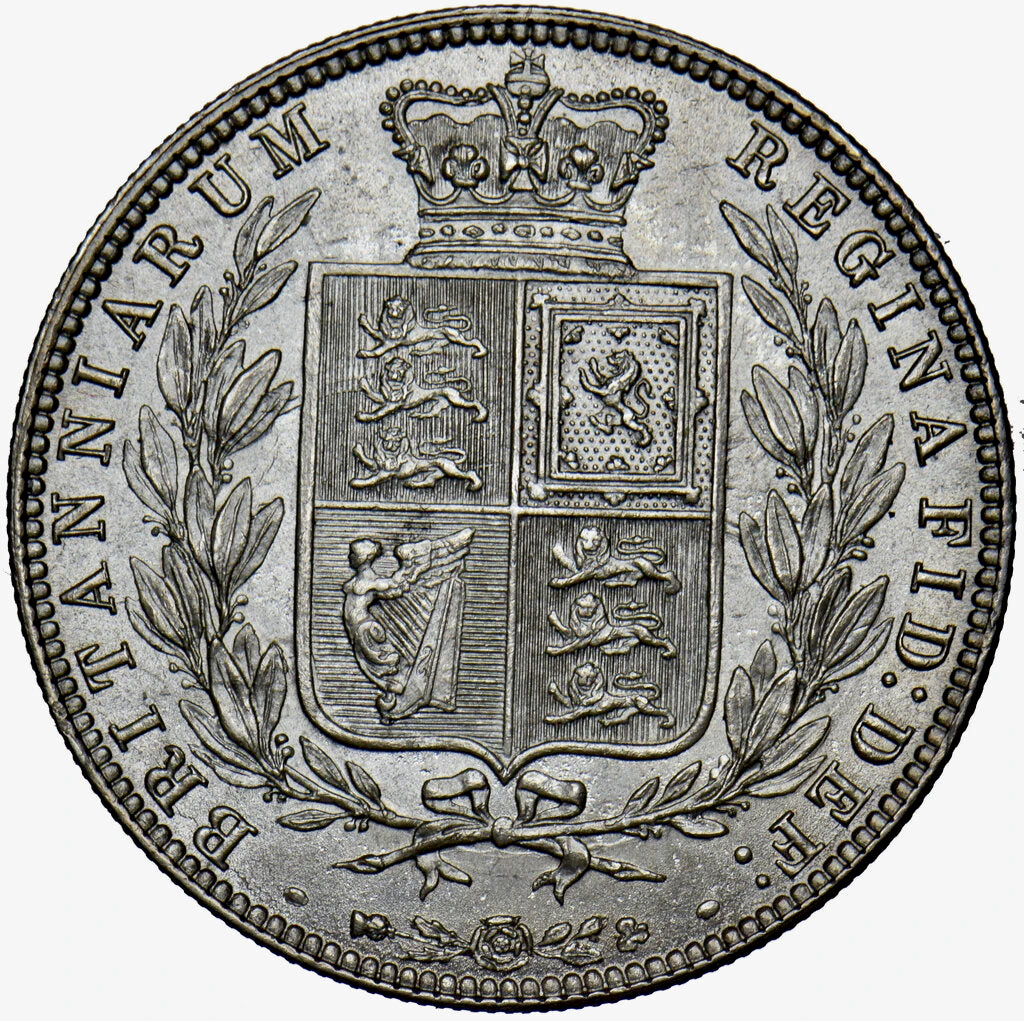 1876 Halfcrown S3889 ESC 2748 UNC or near so
