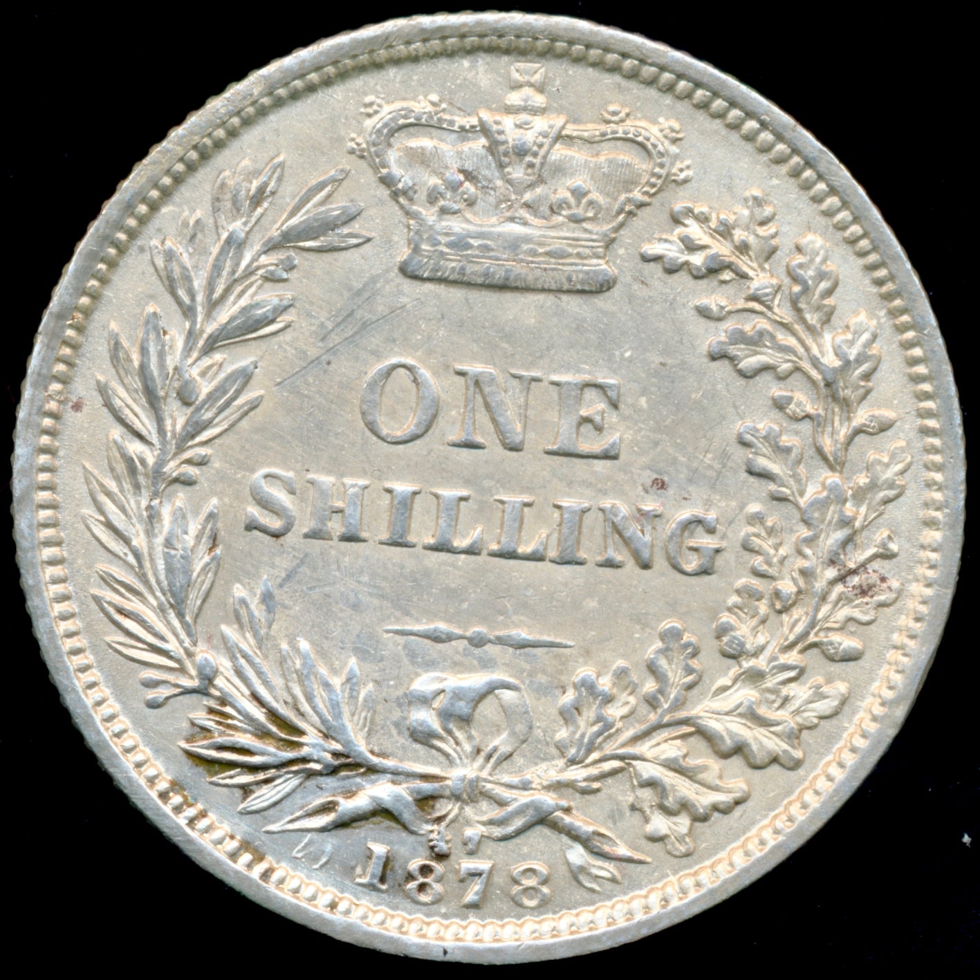 1878 Shilling S3907A ESC 3049 AUNC