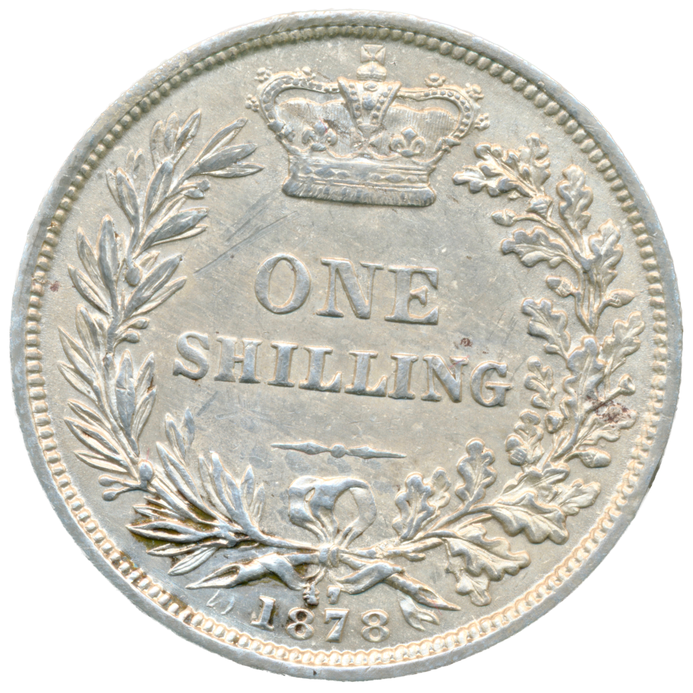 1878 Shilling S3907A ESC 3049 AUNC