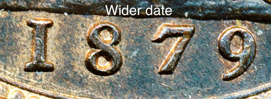 1879 Penny F97 Obv 9 Rev J Rare (R12) AUNC