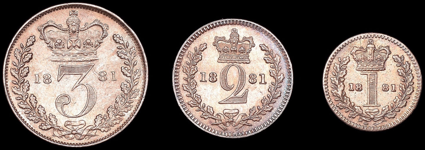 1881 Maundy set S3916 ESC 3536 AUNC