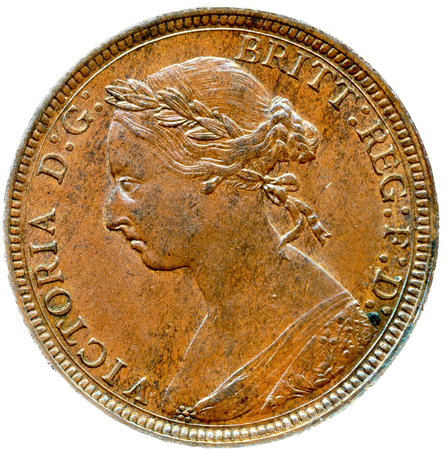 1884 Halfpenny F 352 GEF