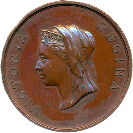 1884 International Health Exhibition, London 45mm bronze medal BHM 3175 E1704