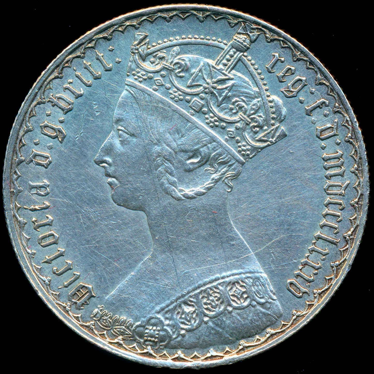 1885 Florin S3900 ESC 2908 Scarce EF