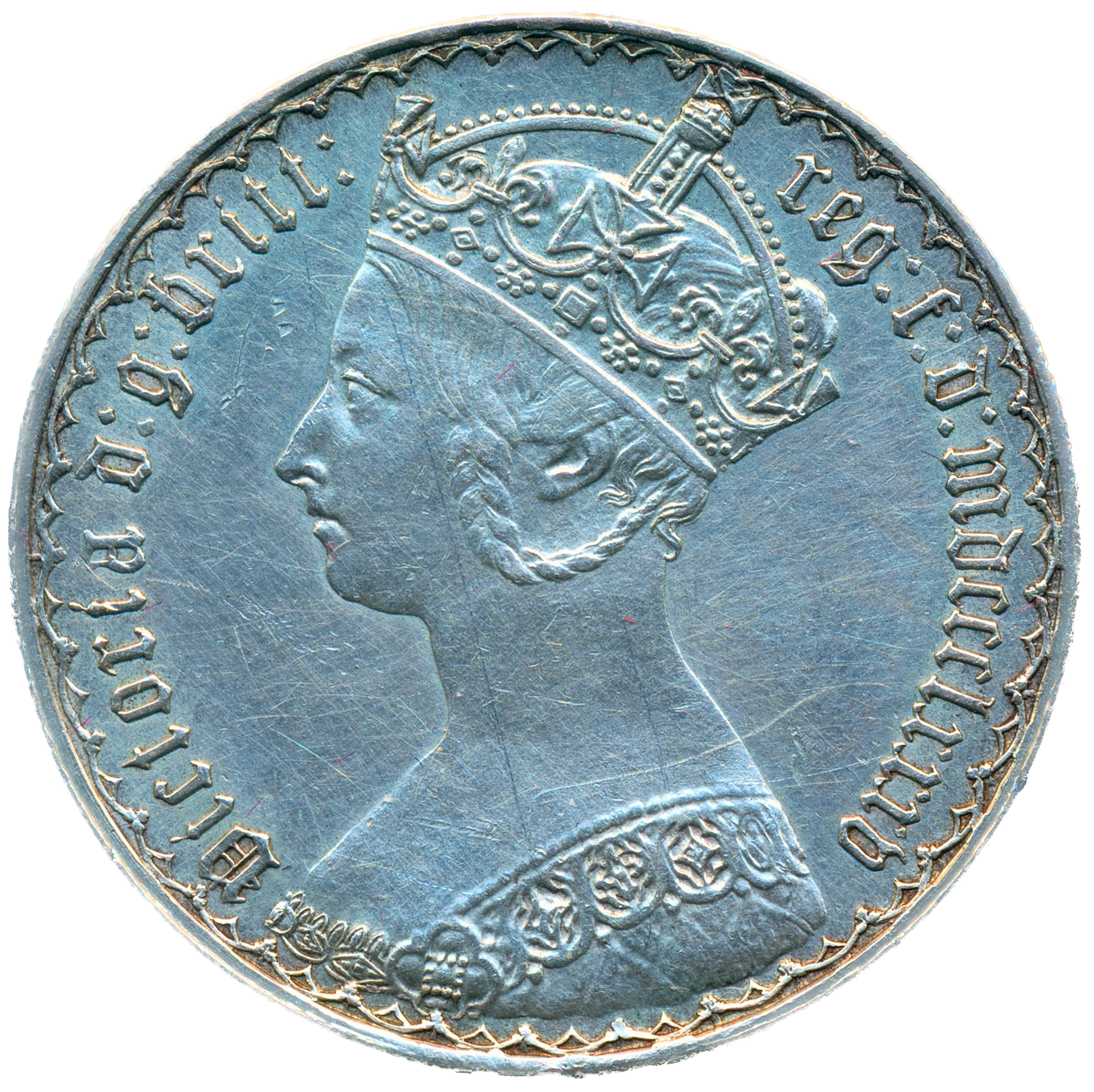 1885 Florin S3900 ESC 2908 Scarce EF