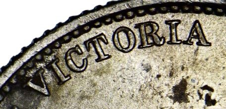 1887 Sixpence Jubilee head S3928 ESC 3265 R over I Extremely rare (R3) AUNC