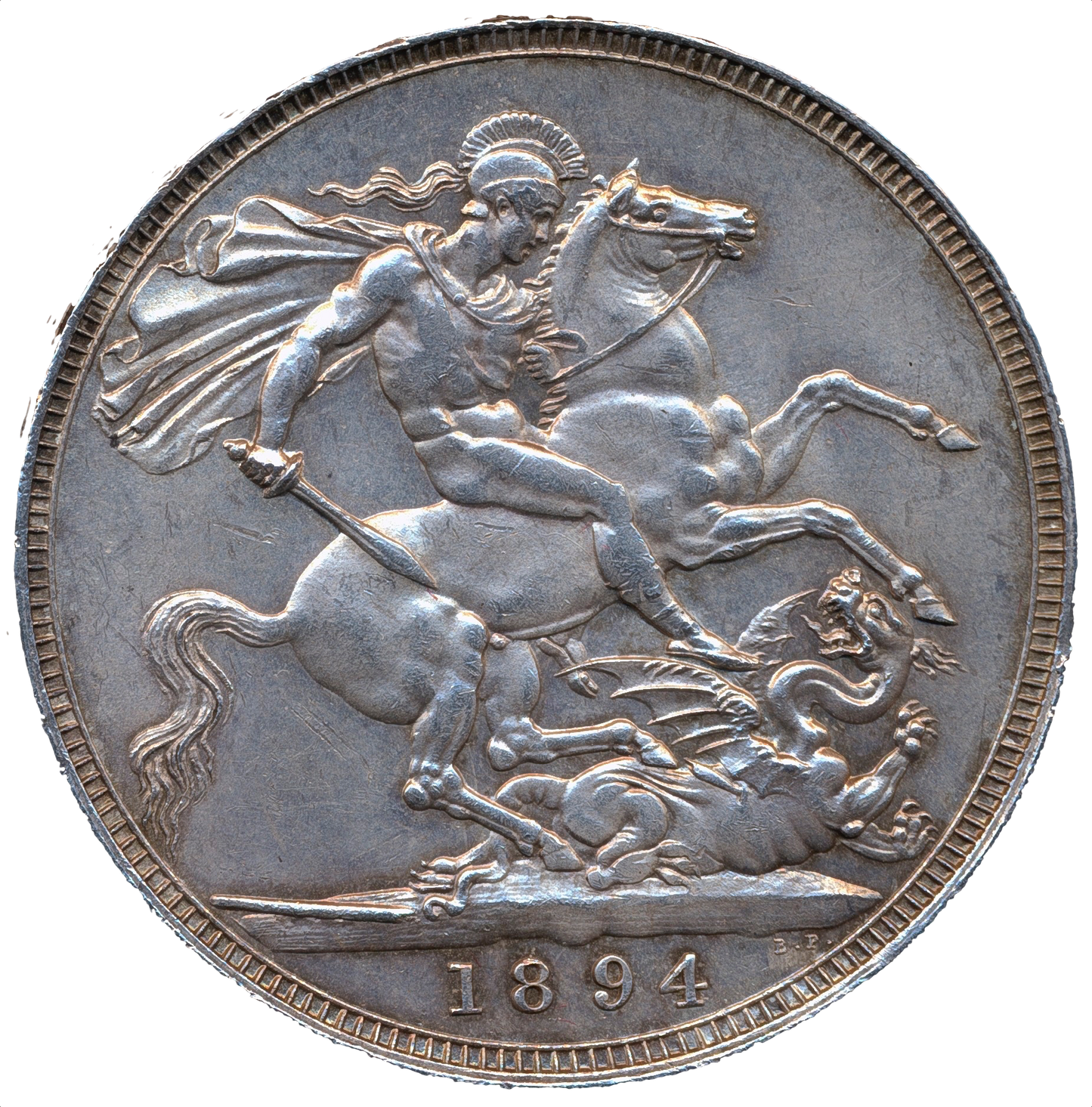 1894 Crown S3937 ESC 2596 Scarce LVII AUNC