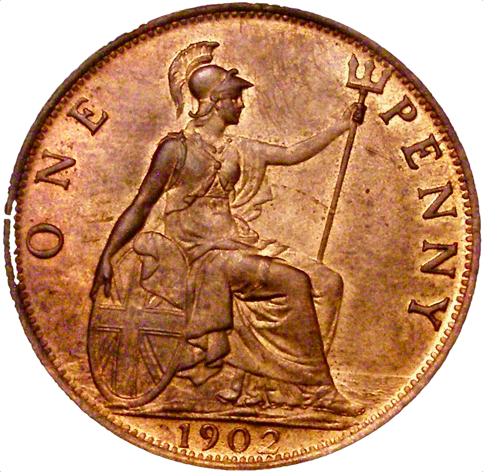 1902 Penny Low tide S3990A F156 UNC