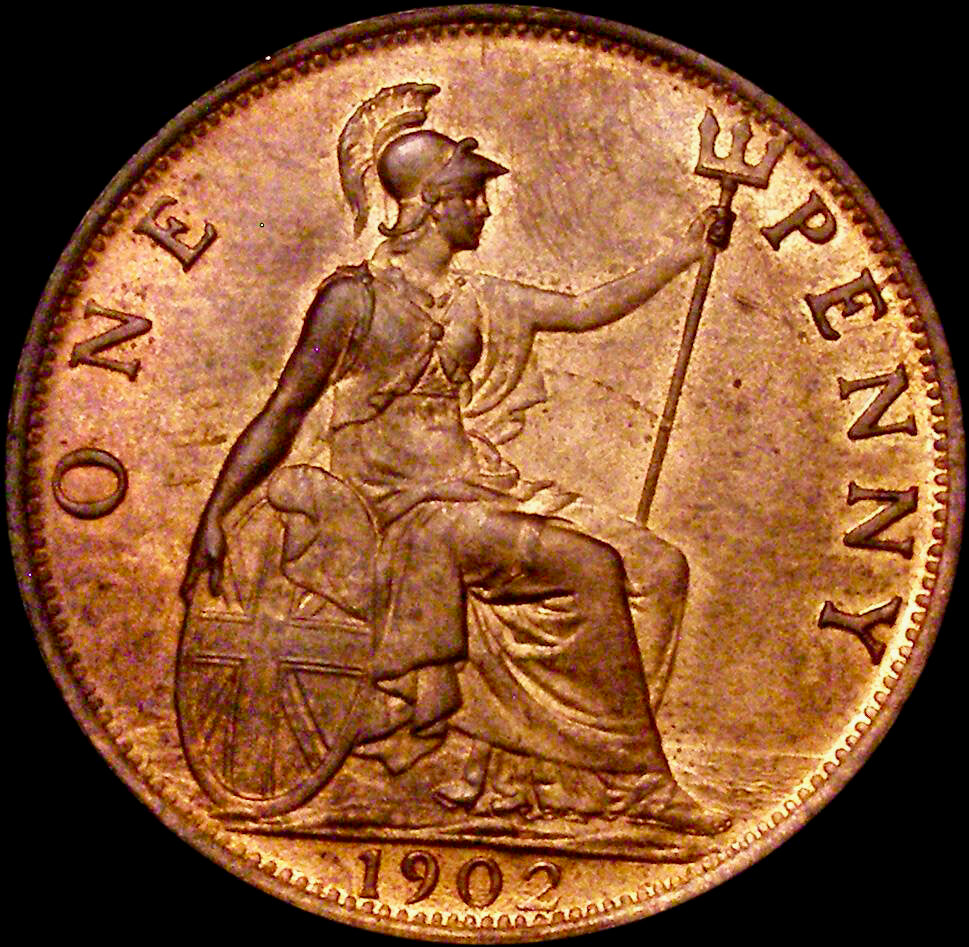 1902 Penny Low tide S3990A F156 UNC