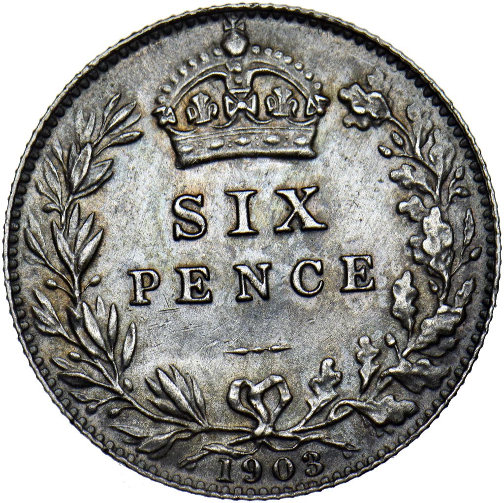 1903 Sixpence S3983 ESC 3599 AUNC