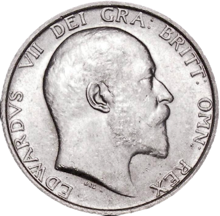 1907 Shilling S3982 ESC 3593 UNC