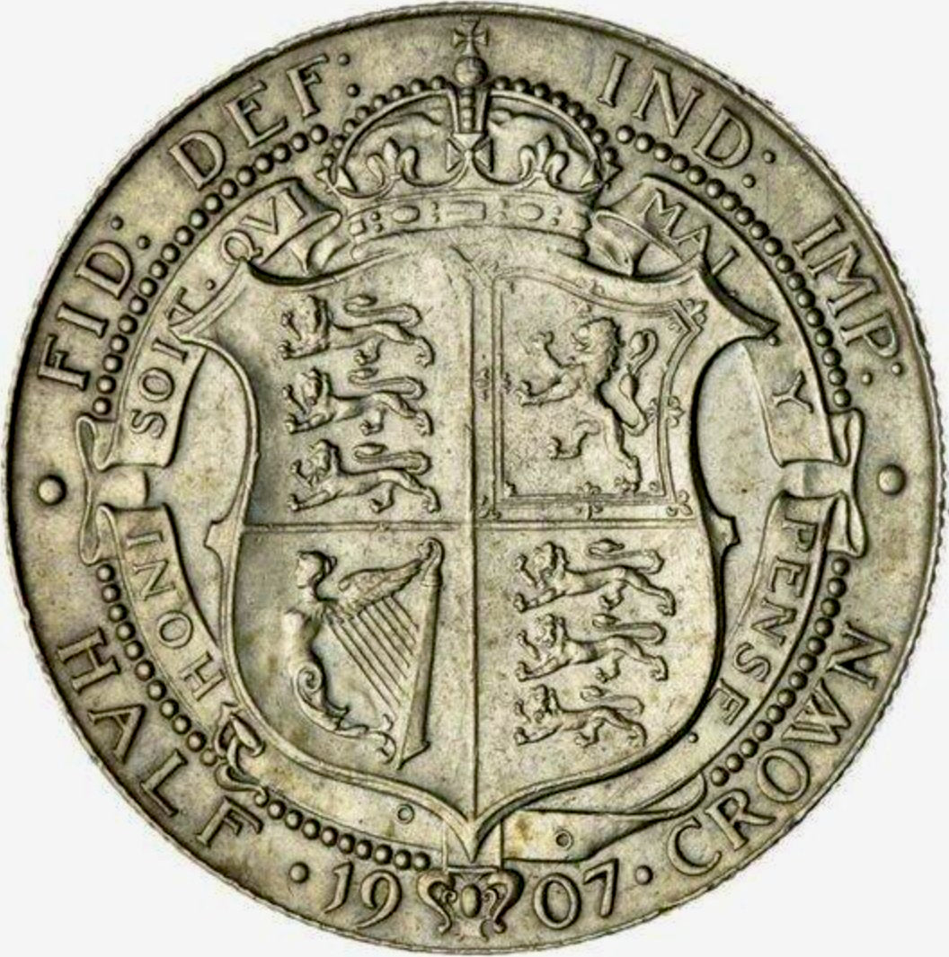 1907 Halfcrown S3980 ESC 3573 Rare EF
