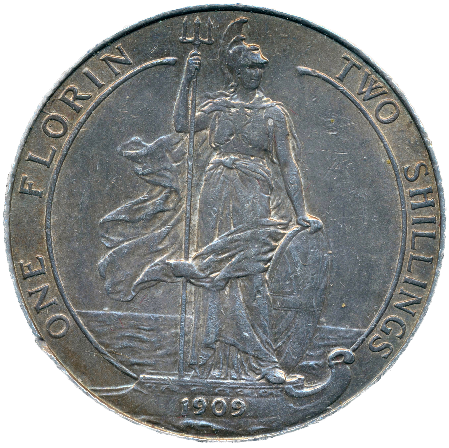 1909 Florin S3981 ESC 3585 Rare NEF