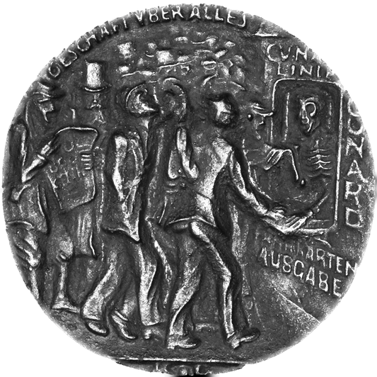 1915 Sinking of the SS Lusitania 55mm iron medal BHM 4118 E1941Ab
