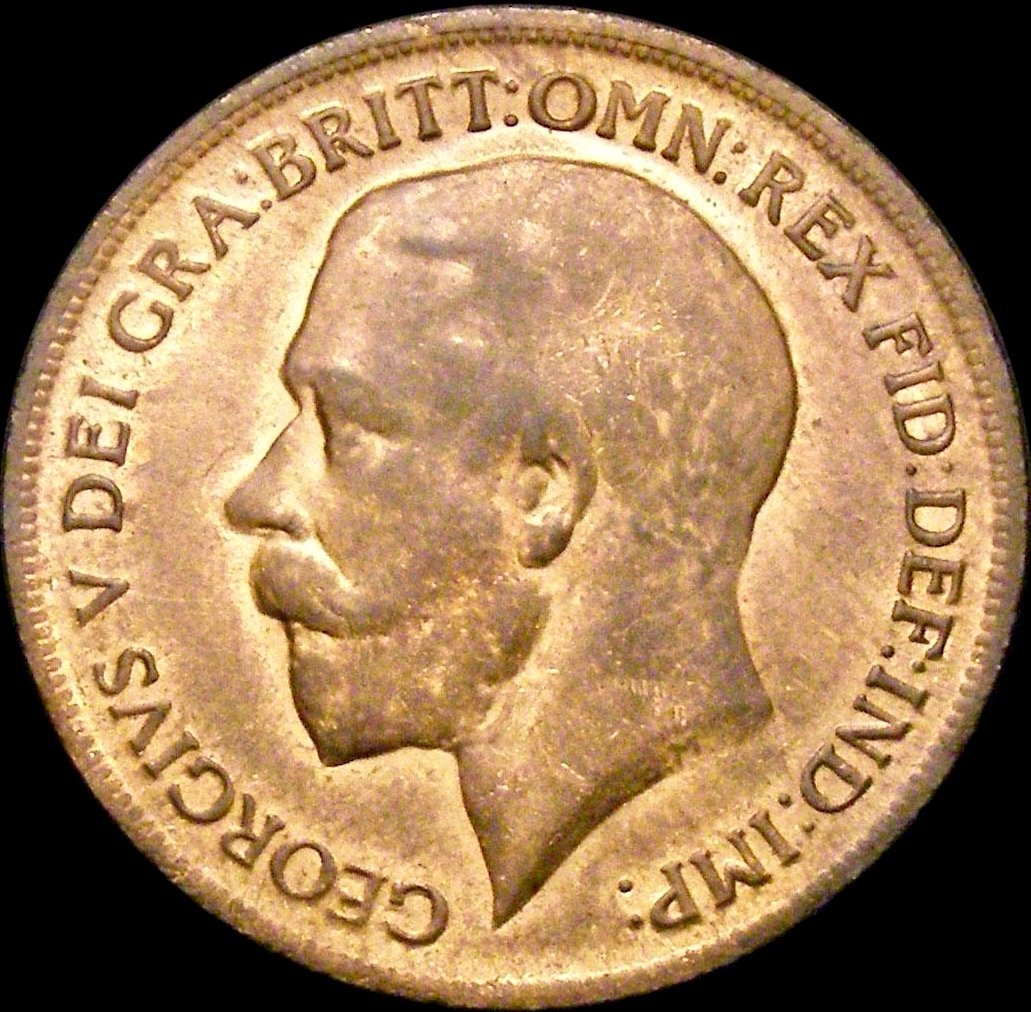 1918H Penny S4052 F183 UNC