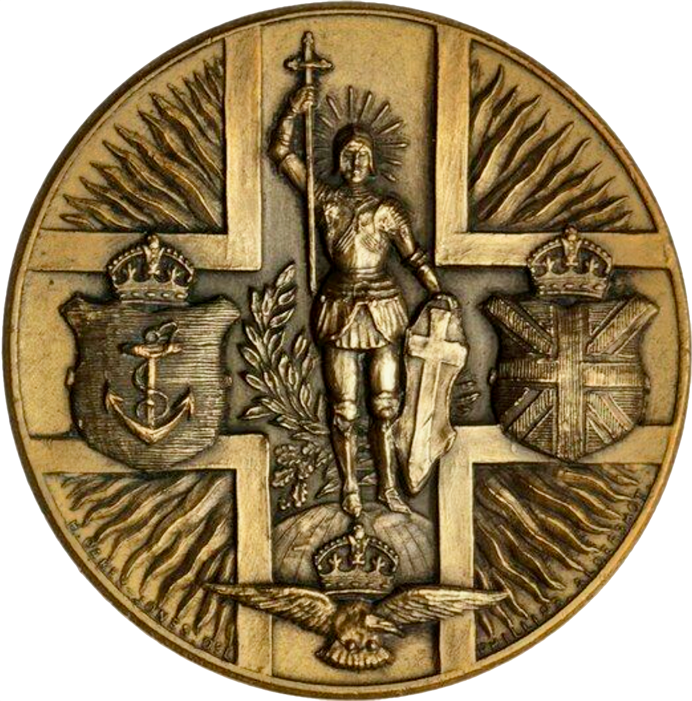 1925 British Empire Exhibition, Torchlight Tattoo 38mm bronze medal BHM 4206 E1998