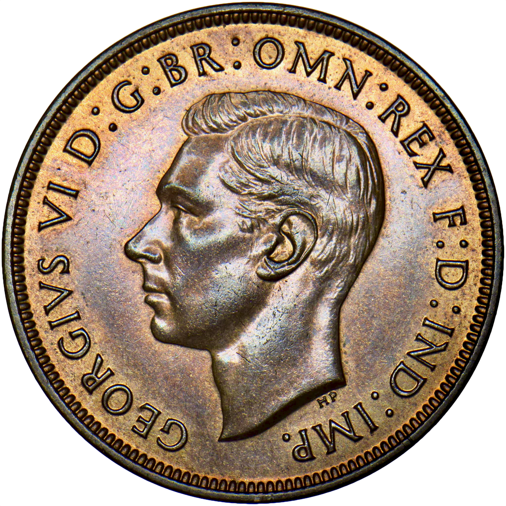 1937 proof penny F218