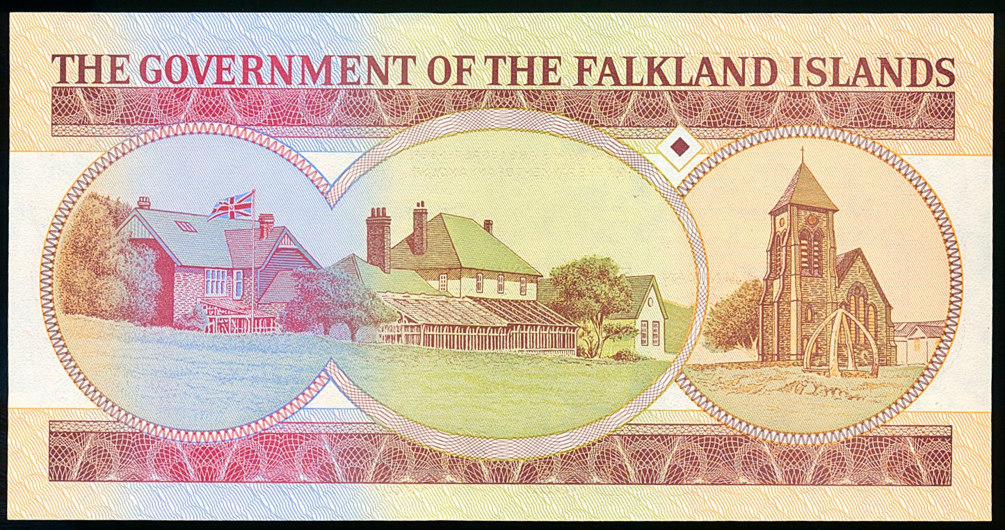 FALKLAND ISLANDS P.19 2011 £20 UNC low serial no