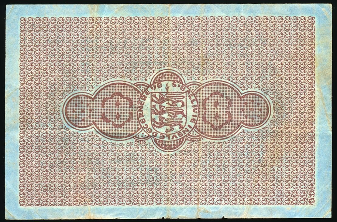 GUERNSEY P.24 GU24b 1942 6 pence VF