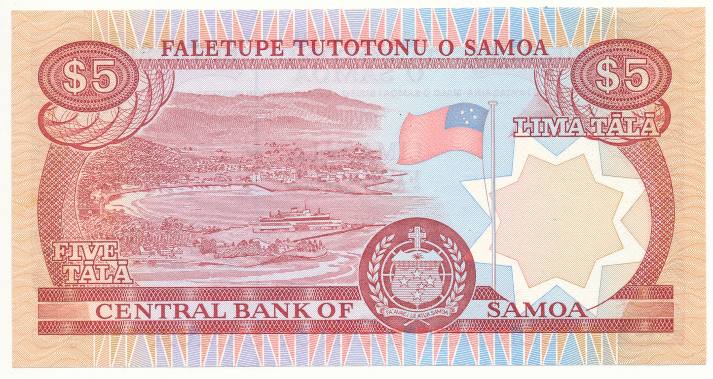 WESTERN SAMOA P.26 1985 5 Tala UNC