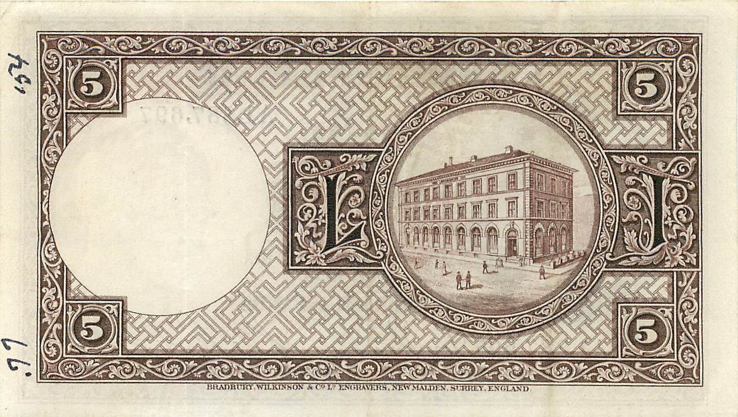 ICELAND P.27b 1928 5 Kronur GVF A1 pre-fix
