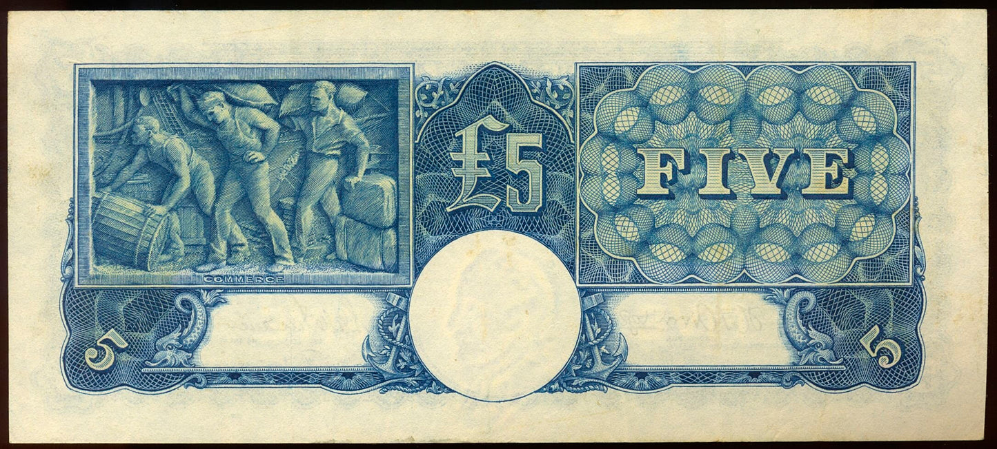 AUSTRALIA P.27b 1941 £5 VF 30