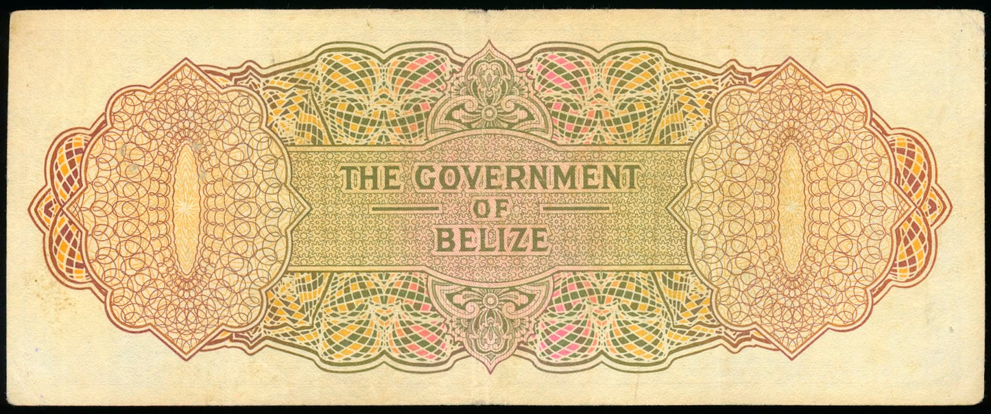 BELIZE P.37b 1975 $20 VF 25