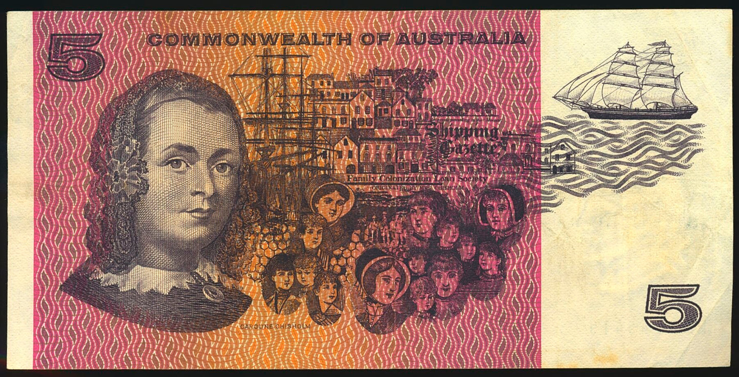 AUSTRALIA P.39b 1969 $5 NEF NGL