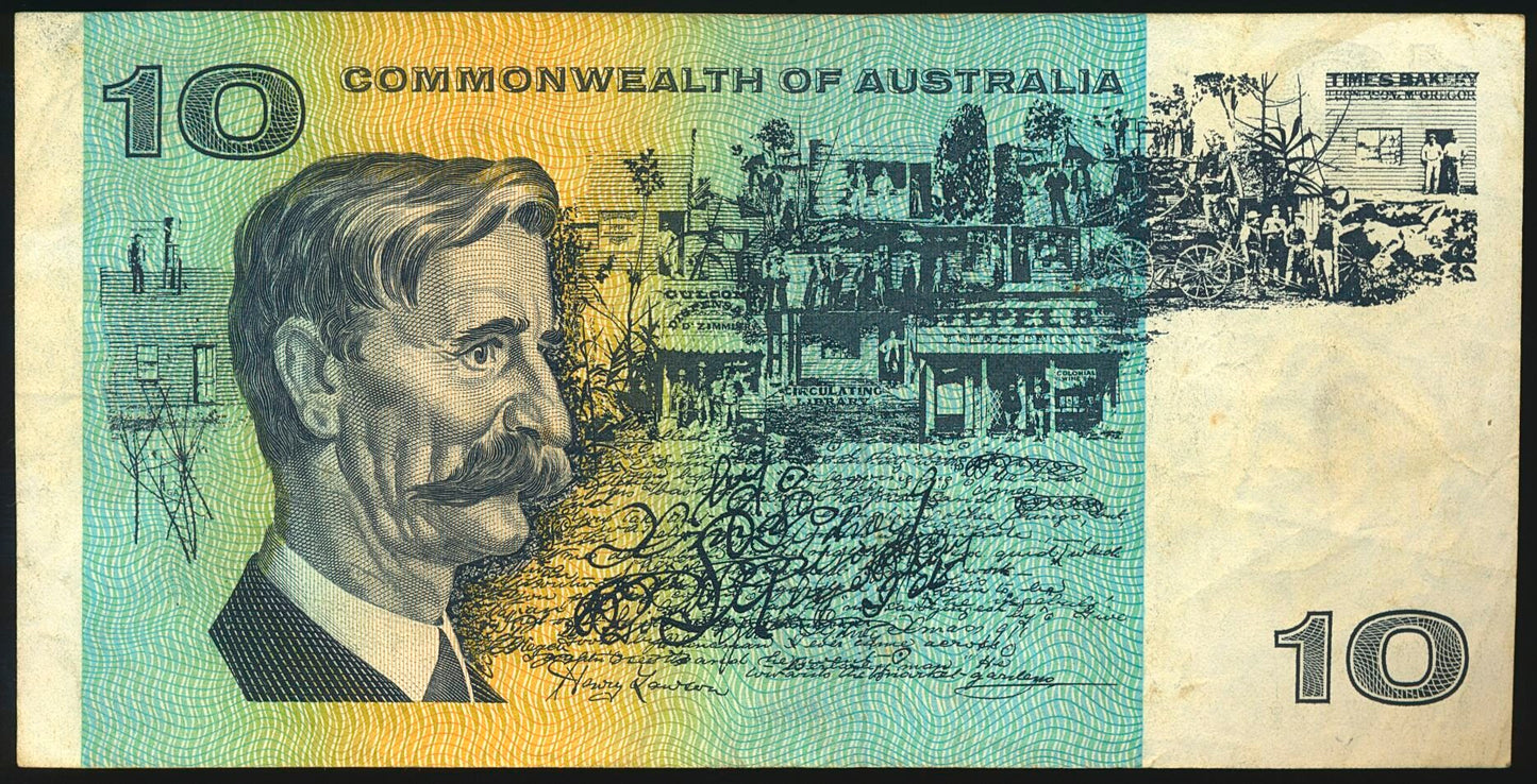 AUSTRALIA P.40a 1966 $10 VF SBL
