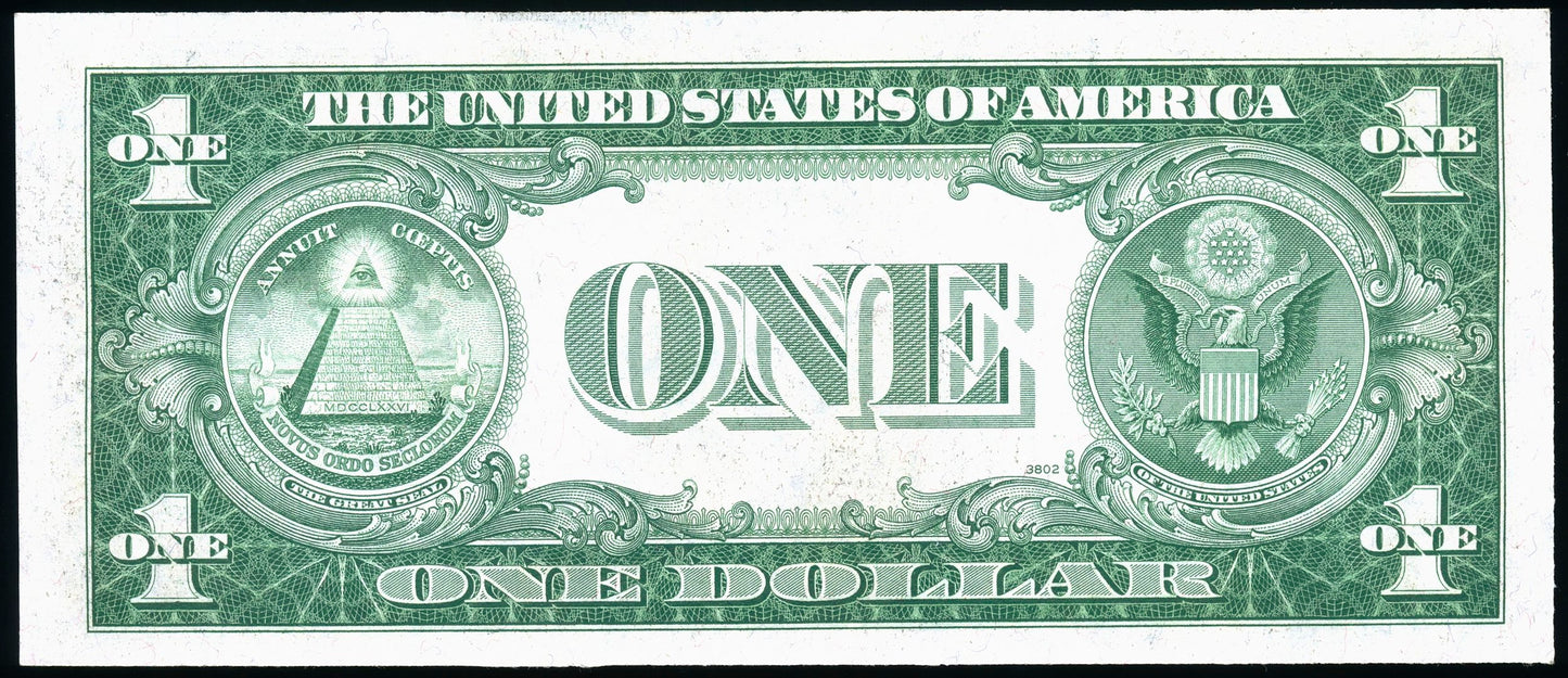 USA P.416b Series 1935B Silver Certificate $1 UNC