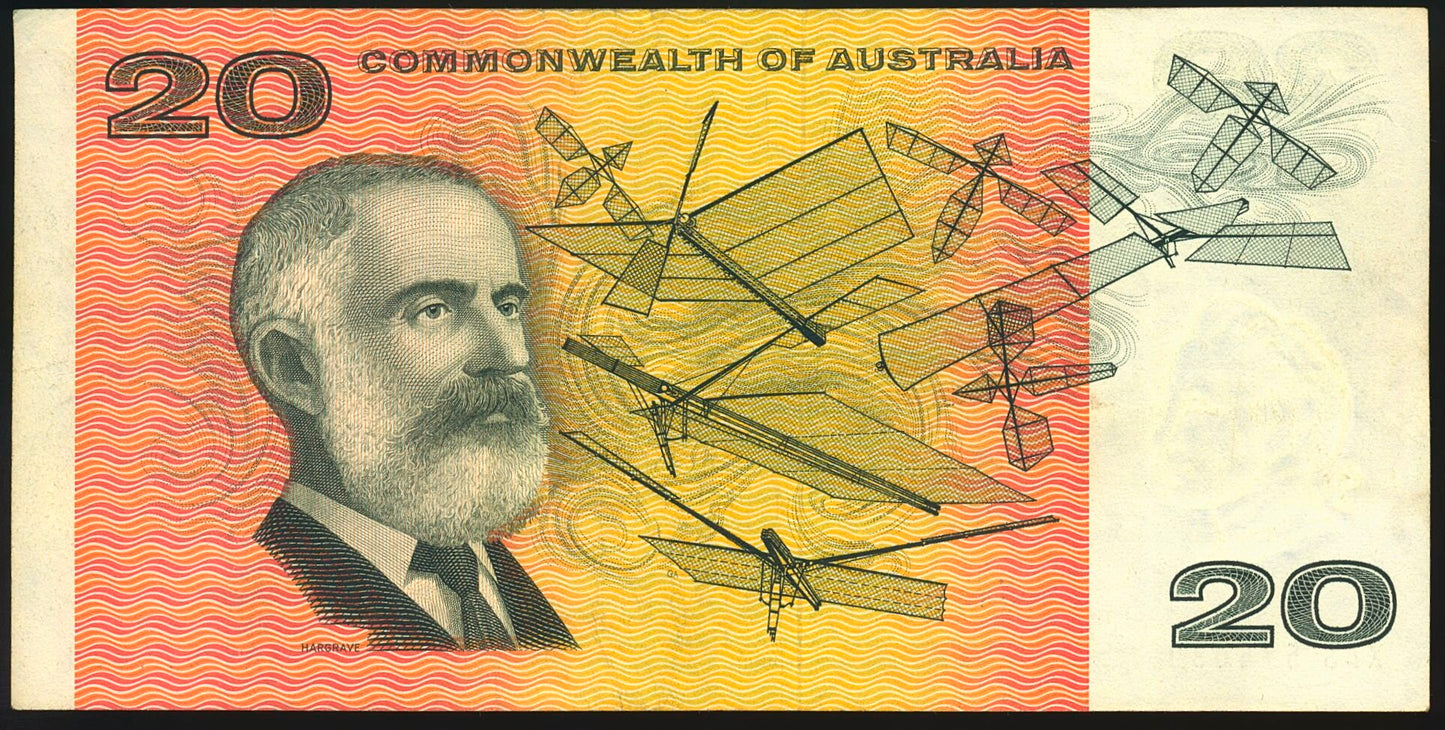 AUSTRALIA P.41a 1966 $20 EF XAS