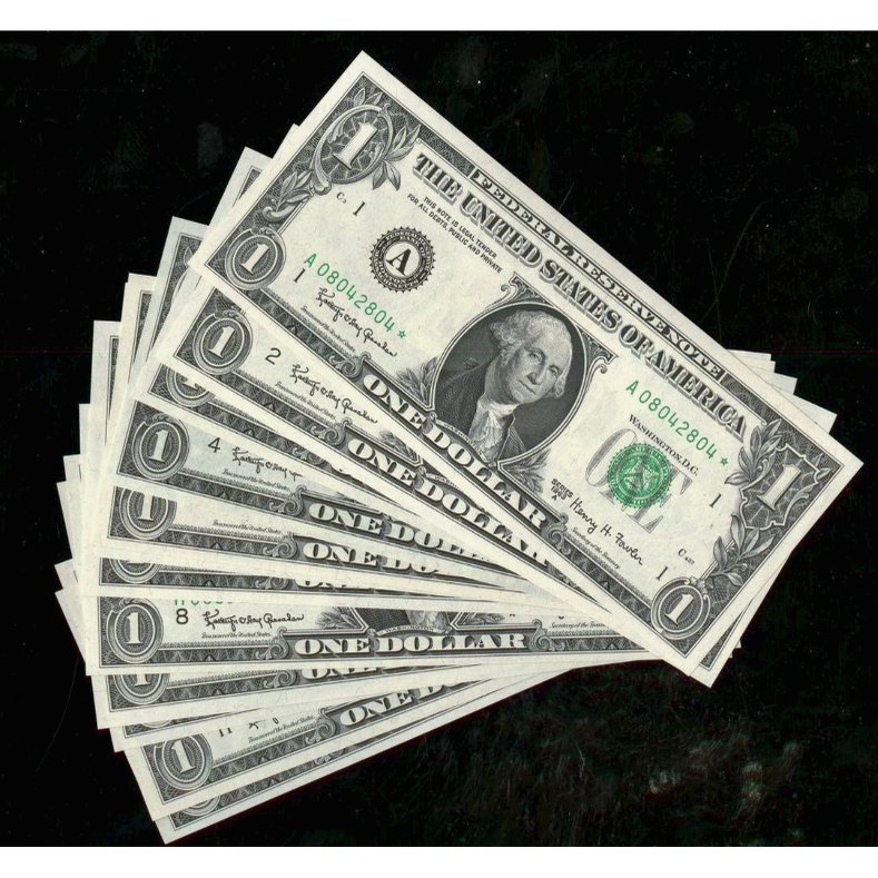 USA P.443 1963A Star Federal Reserve $1 UNC Set of all 12 districts