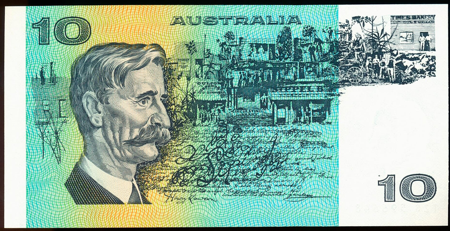 AUSTRALIA P.45d 1983 $10 UNC TZS