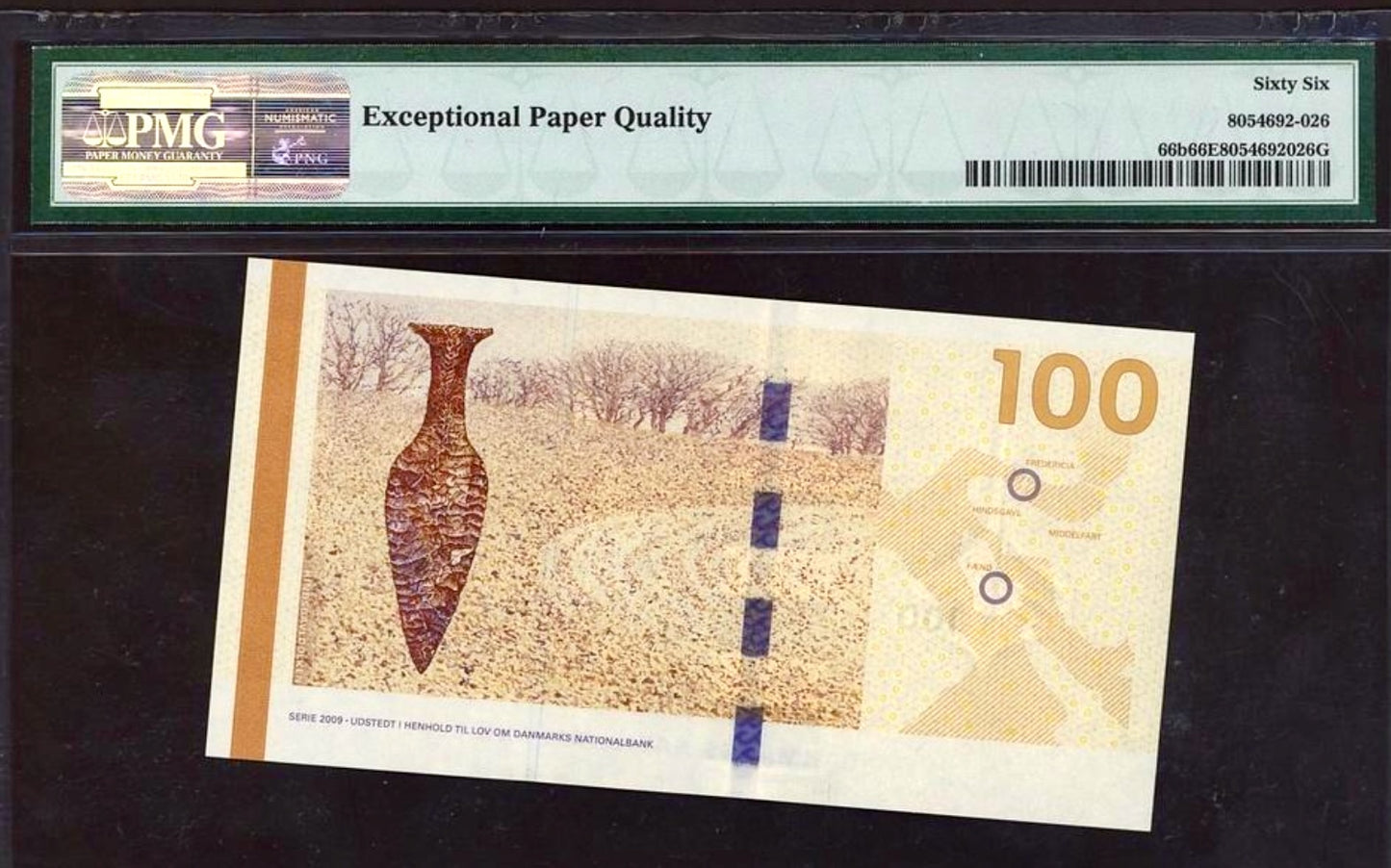 DENMARK P.66b 2010 100 Kroner SUPERB GEM 67 UNC